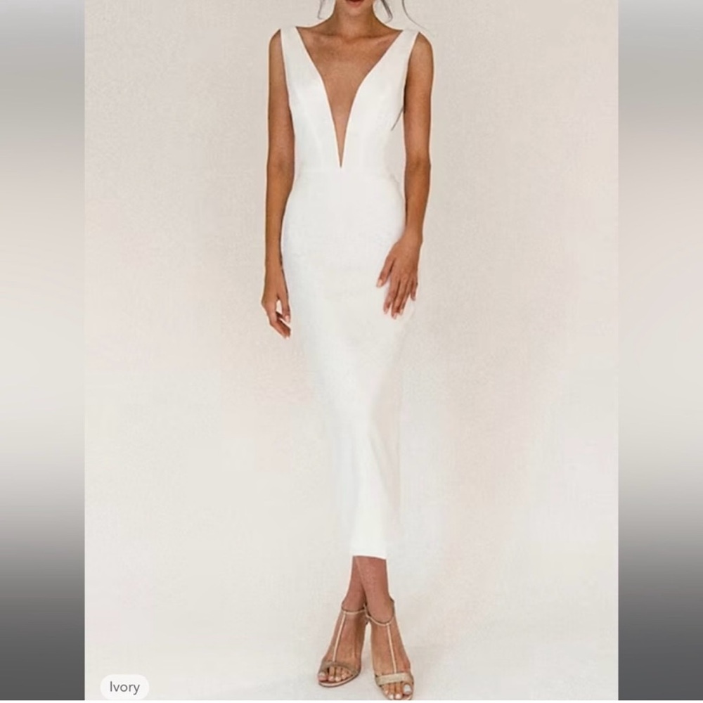 White Midi Dress